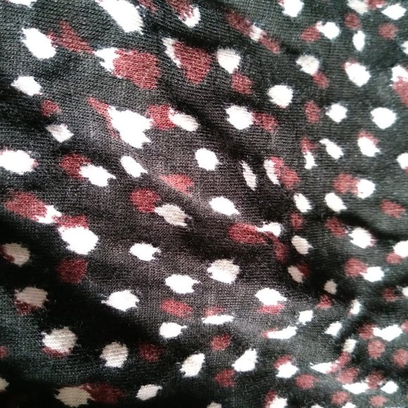 Purple Dress with white and red spots - Picture 4 of 6